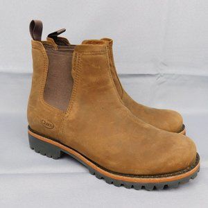 Chaco Tan Cataluna Chelsea Ankle Boots 8